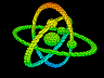 dynamic 3d graph of an atom