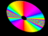 dynamic 3d graph of interference pattern on a CD