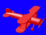3d graph of the Red Baron's biplane